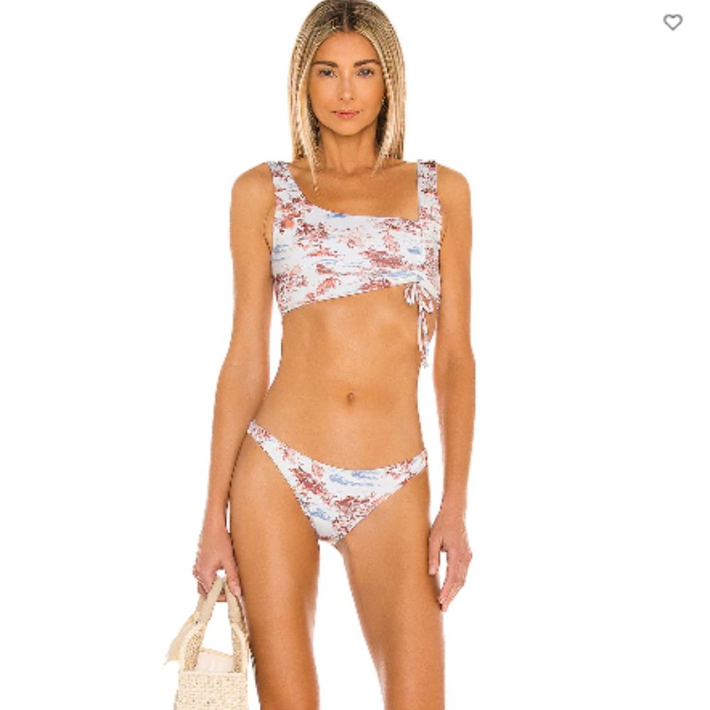 L*SPACE Wilder Bikini Top, Size: Small Color: Eco Tropicale, NWT